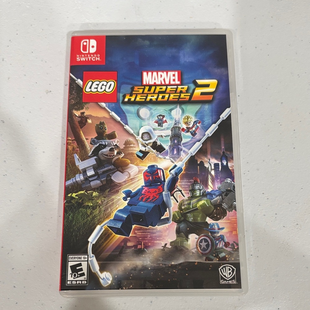 Nintendo LEGO Marvel Super Heroes 2 Video Game - Blue Cover